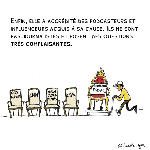 Profession : reporter à la Maison-Blanche